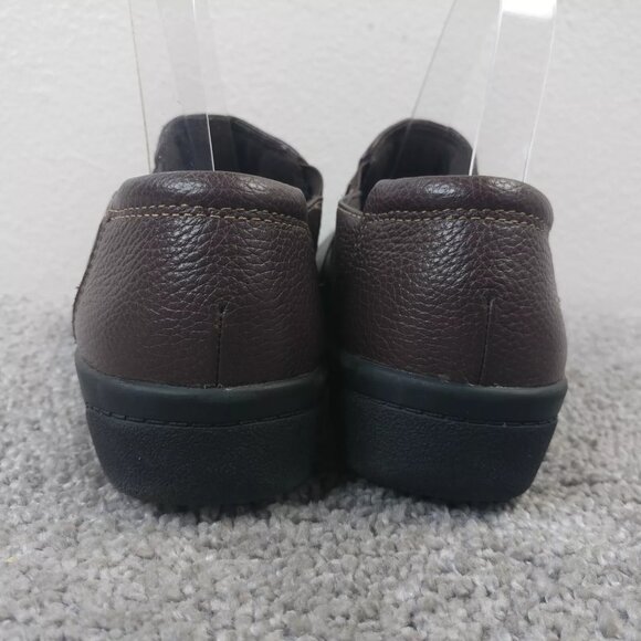 Clarks Collection Womens Size 8.5 Shoes Cheyn Madi Loafers 15807 Leather Brown - Picture 6 of 10